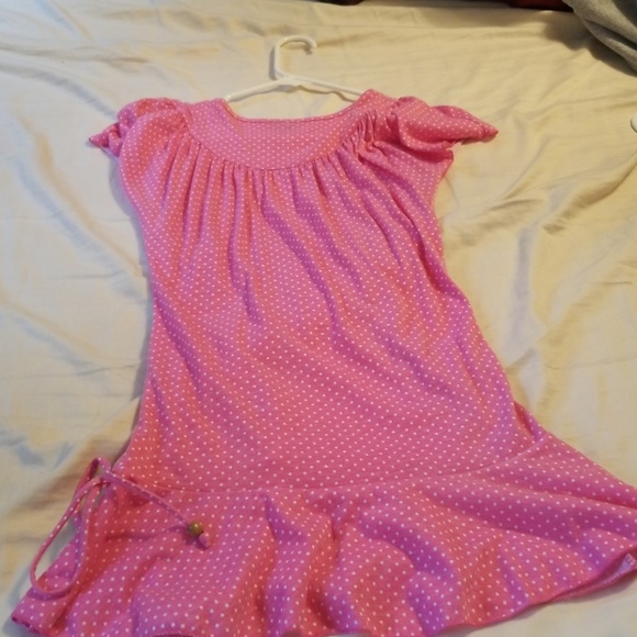 Pink ruffle crossover top - Picture 4 of 4
